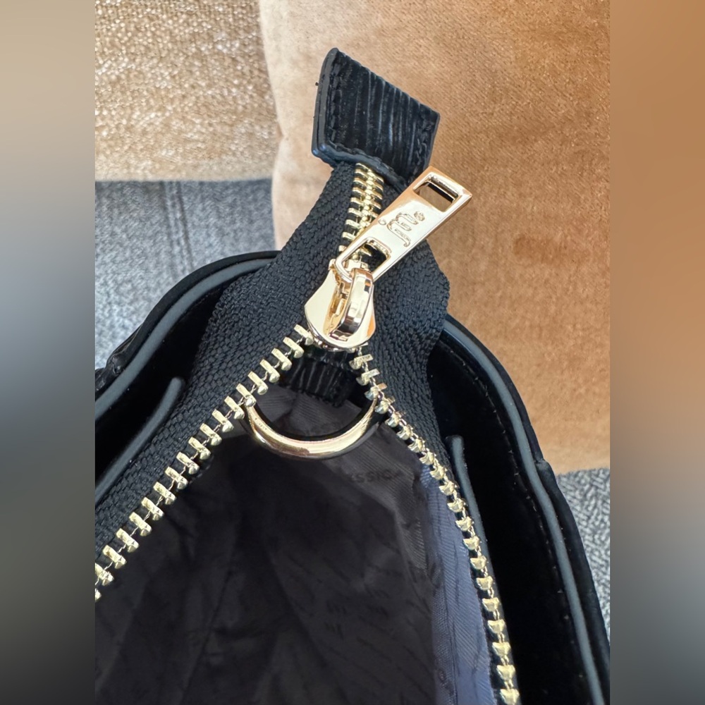 Jessica Moore Black Textured Travel Tote Bag NWT - Picture 10 of 15